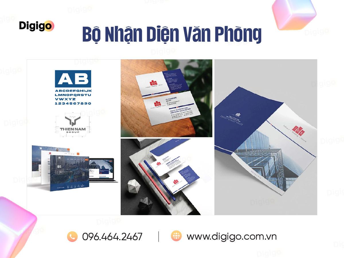 Dịch vụ thiết kế bộ nhận diện văn phòng chuyên nghiệp nâng cao giá trị thương hiệu