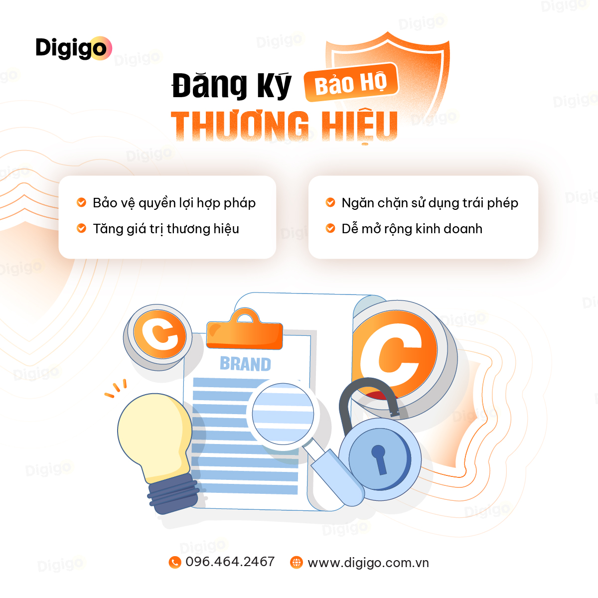 Dịch vụ đăng ký bảo hộ thương hiệu bảo vệ quyền lợi cho doanh nghiệp