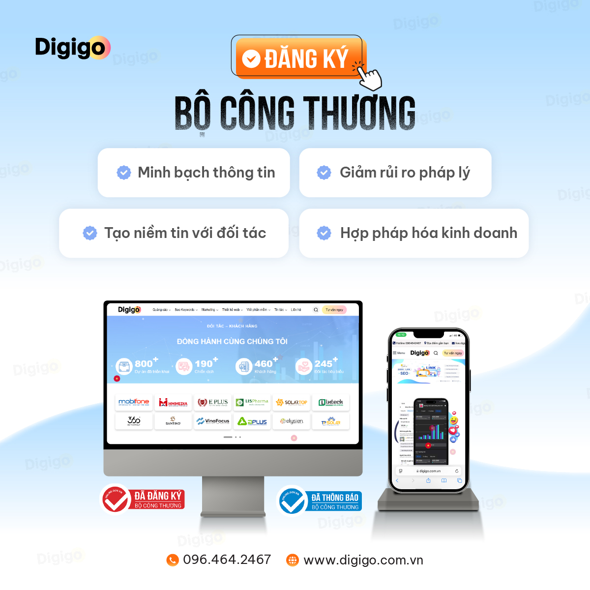 Dịch vụ đăng ký bộ công thương nhanh chóng giúp Website hợp pháp hóa