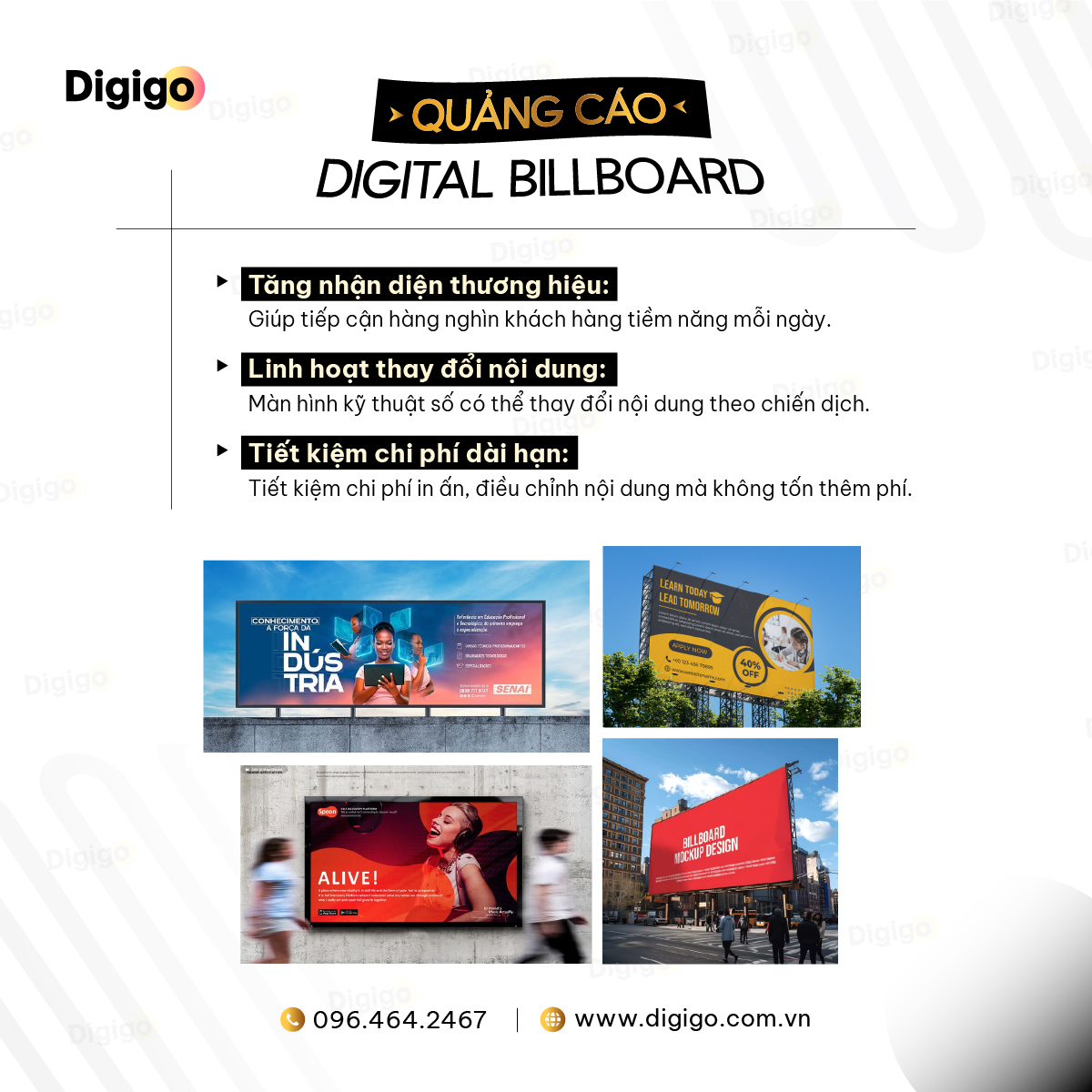 Dịch vụ Digital Billboard Advertising tăng độ nhận diện thương hiệu