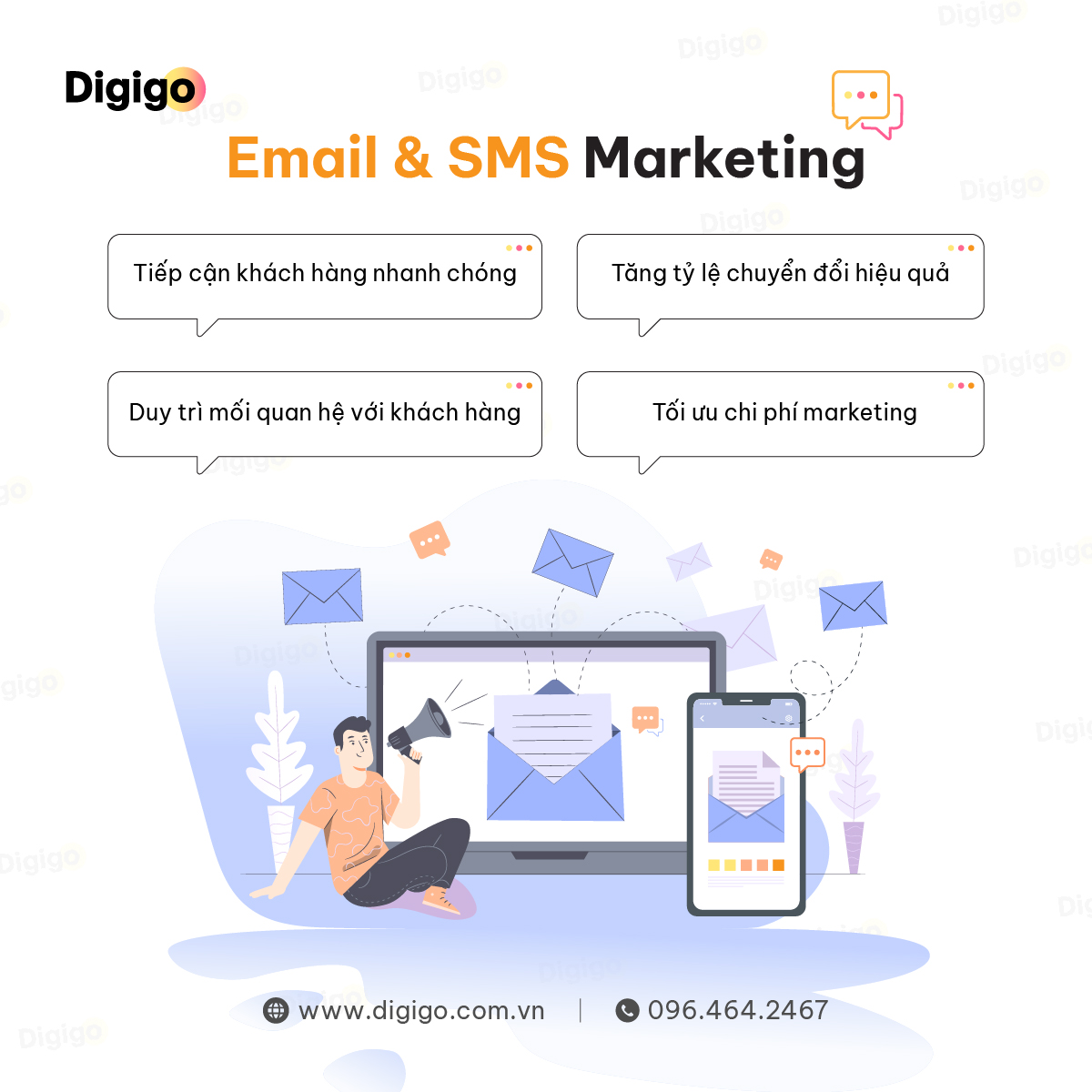 Dich vụ email sms marketing hiệu quả giúp gia tăng chuyển đổi nhanh