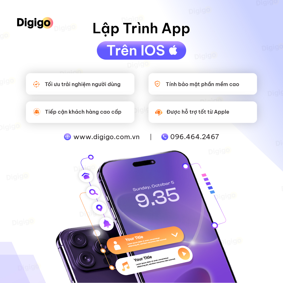 Dịch vụ lập trình app iOS: tiên phong xây dựng ứng dụng chuyên nghiệp