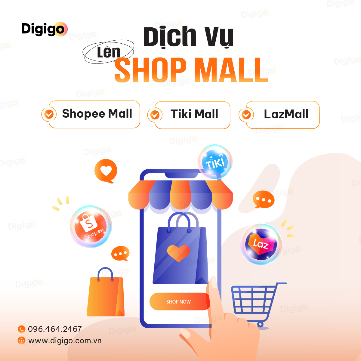 Dịch vụ lên Shop Mall chuyên nghiệp giúp kinh doanh hiệu quả