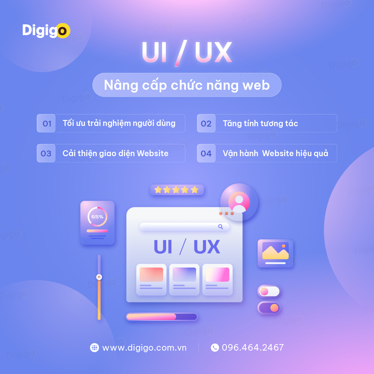 Dịch vụ nâng cấp chức năng web ux ui tối ưu trải nghiệm người dùng