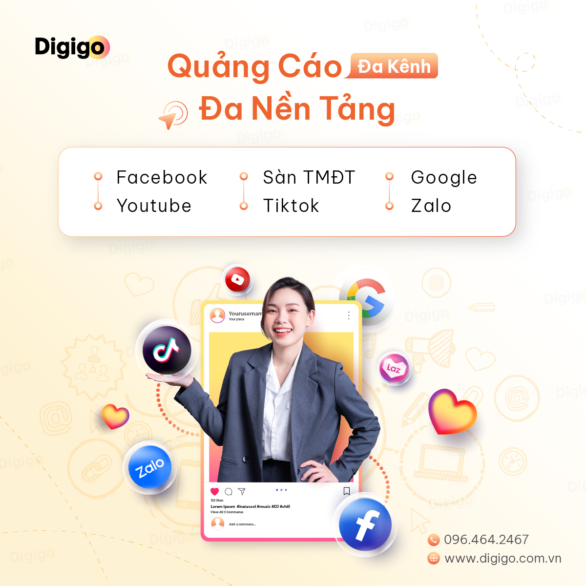 Dịch vụ chạy quảng cáo đa kênh đa nền tảng tối ưu chi phí, hiệu quả cao