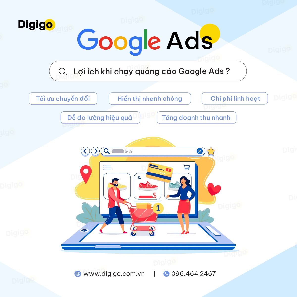 Dich vụ quảng Cáo Google Ads - Tăng hiển thị, chuyển đổi cao, hiệu quả