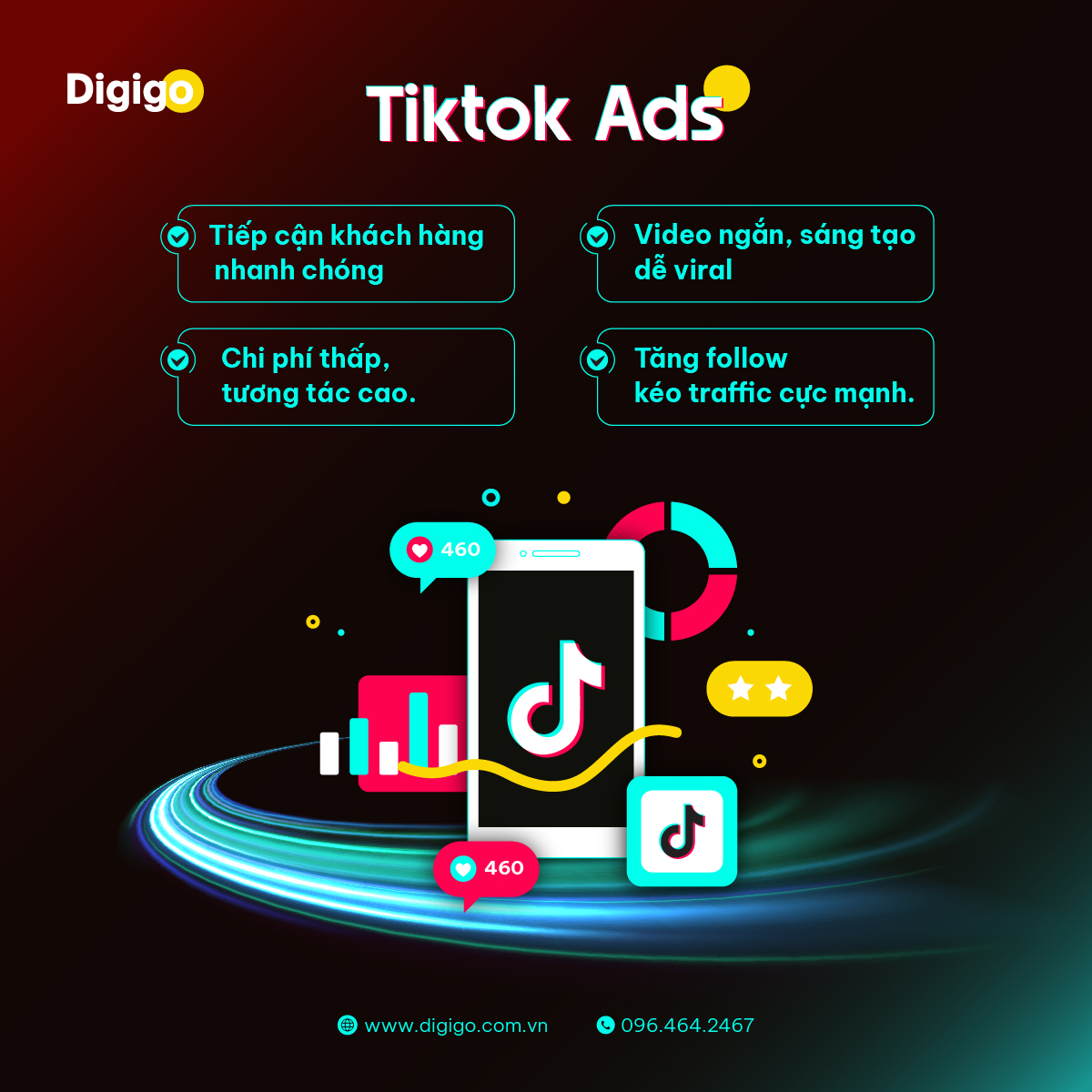 Dich vụ quảng cáo TikTok Ads sáng tạo, tăng chuyển đổi hiệu quả
