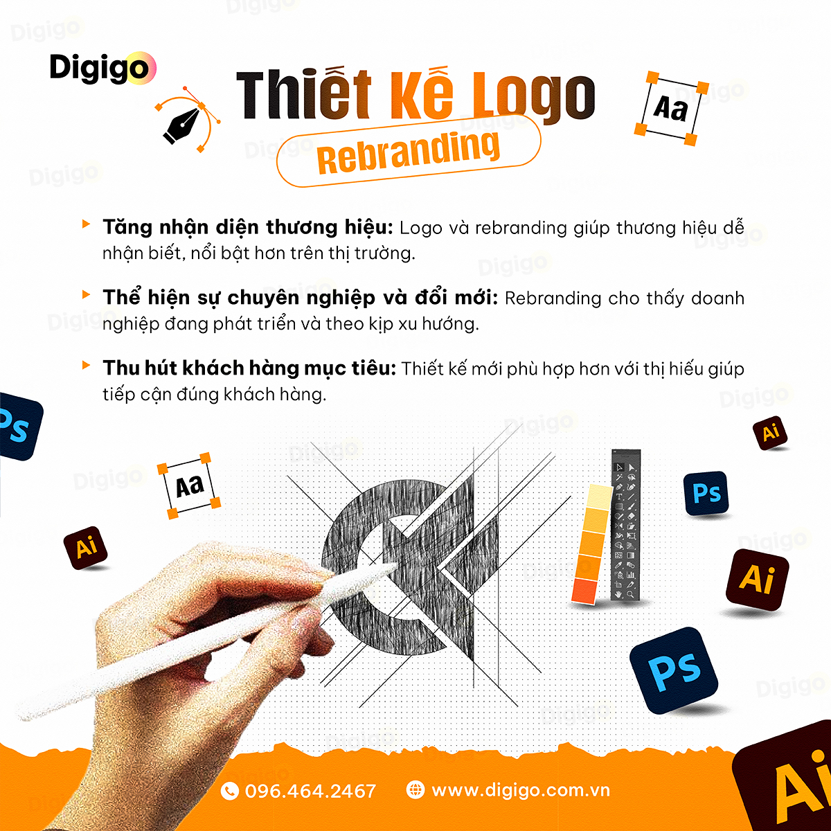 Dịch vụ thiết kế logo rebranding chuyên nghiệp nâng tầm thương hiệu