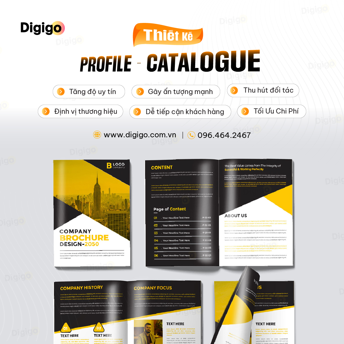 Dich vụ thiết kế Profile Catalogue ấn tượng giúp doanh nghiệp nổi bật