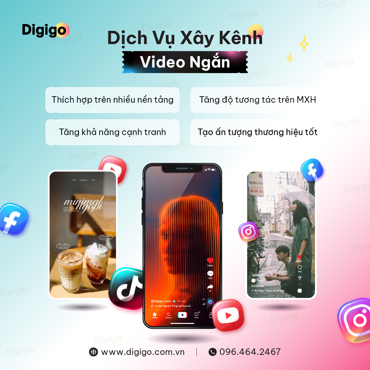 Dịch vụ xây kênh video ngắn tăng tương tác và tiếp cận tốt