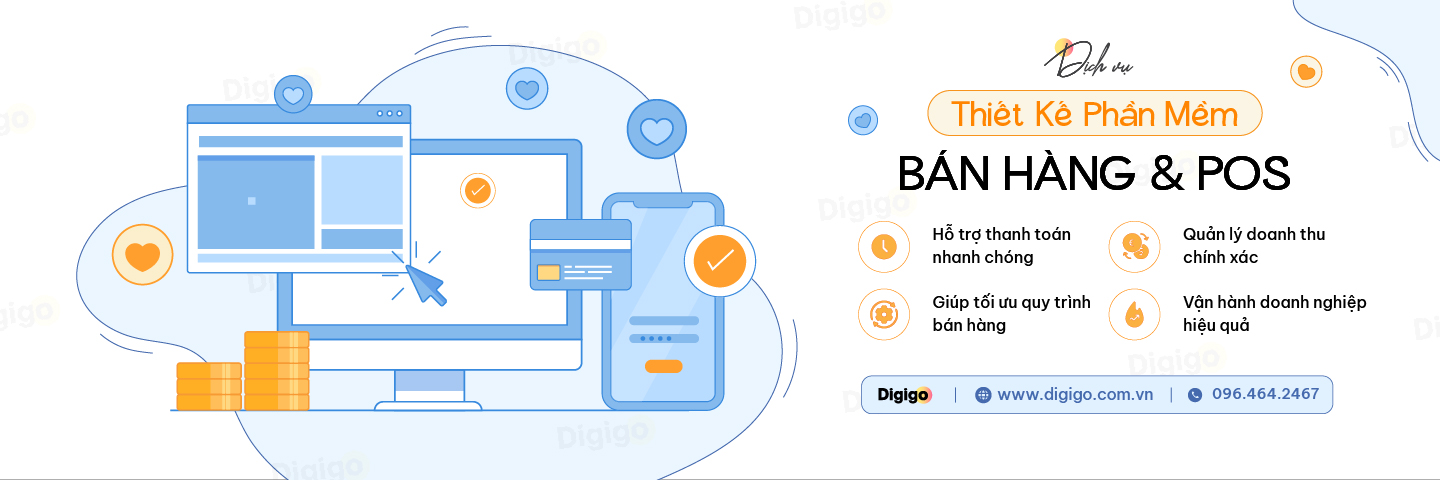 Dịch vụ  lập trình phần mềm bán hàng POS hỗ trợ thanh toán nhanh chóng tiện lợi